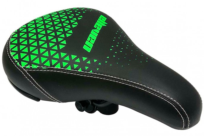 Selim BMX Preto/Verde Elleven