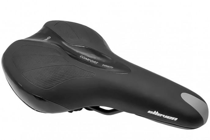 Selim MTB Anatômico Gel Preto/Cinza -...