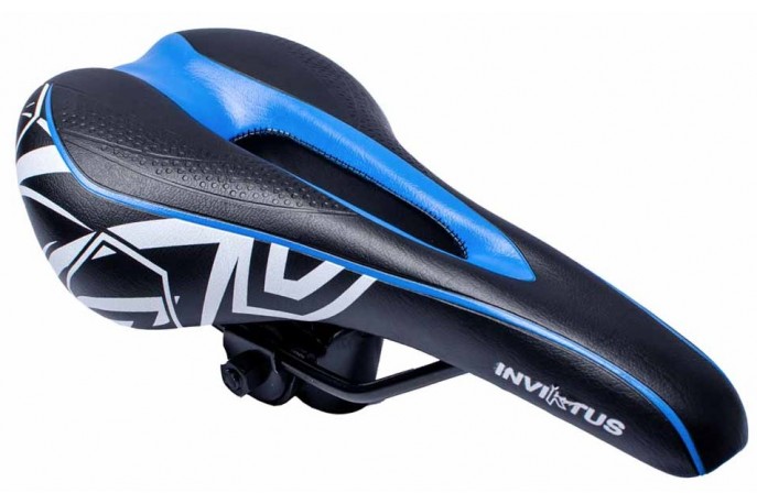 Selim MTB Vazado Preto/Azul - Inviktus