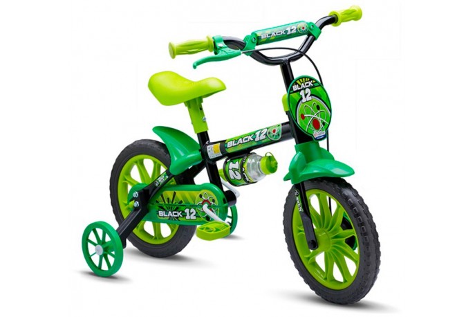 Bicicleta 12 Infantil Black - Nathor