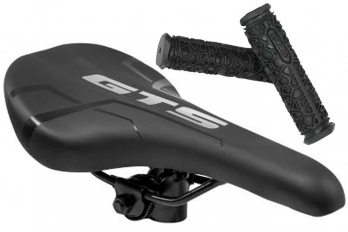 Selim MTB Kit com Manopla Preto - GTS