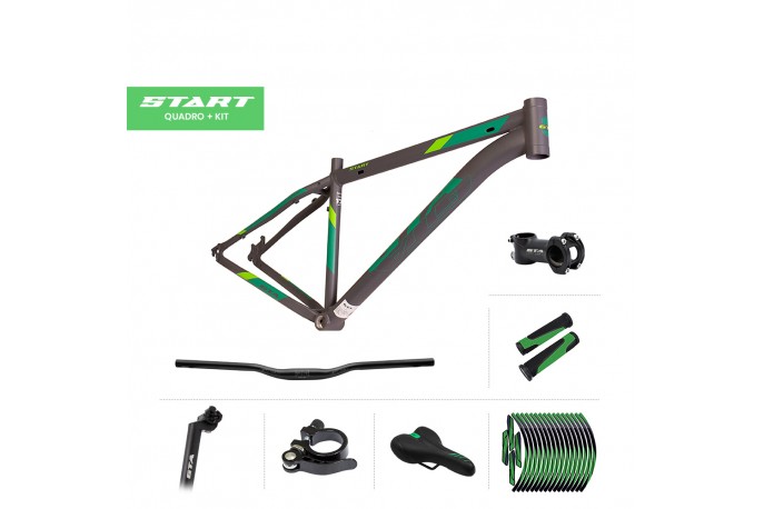 Quadro 29 Start com Kit Cinza/Verde...