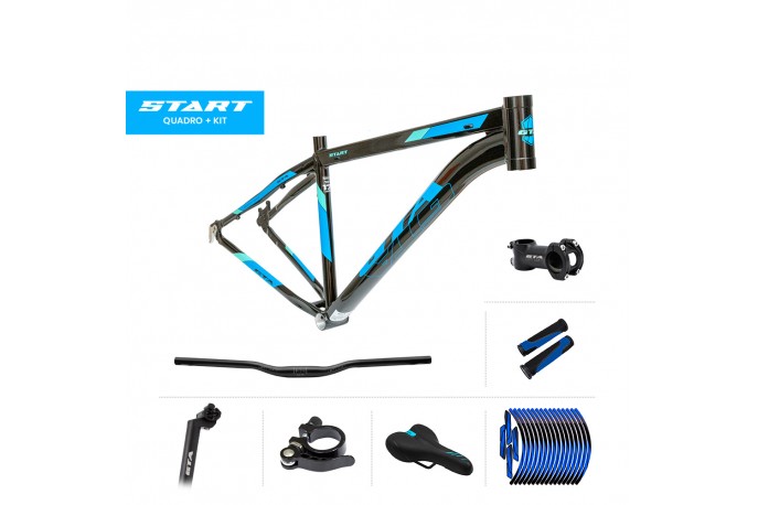 Quadro 29 Start com Kit Preto/Azul 19...