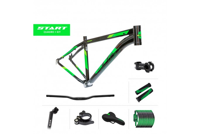 Quadro 29 Start com Kit Preto/Verde...