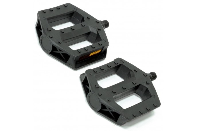 Pedal 9/16 Plataforma Nylon Preto sem...